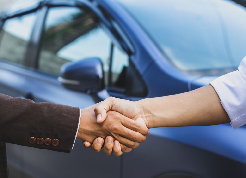 Close up handshake.